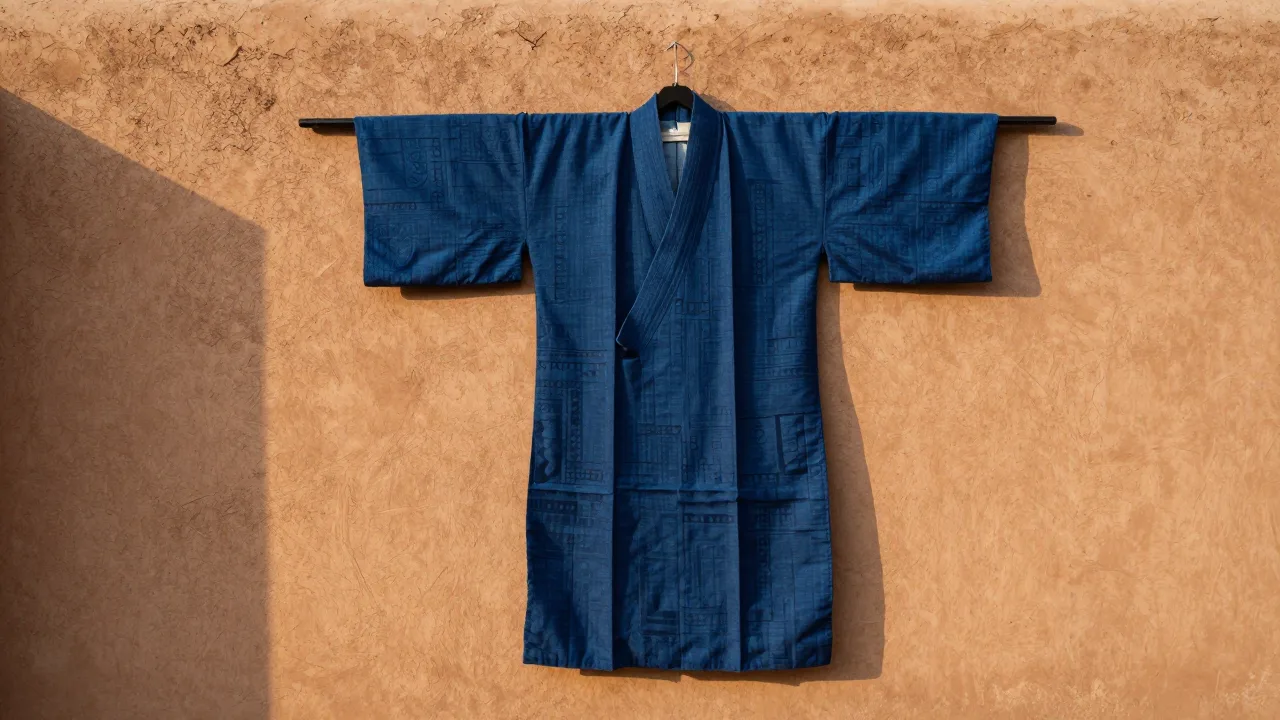 Printed by hand, robe by robe